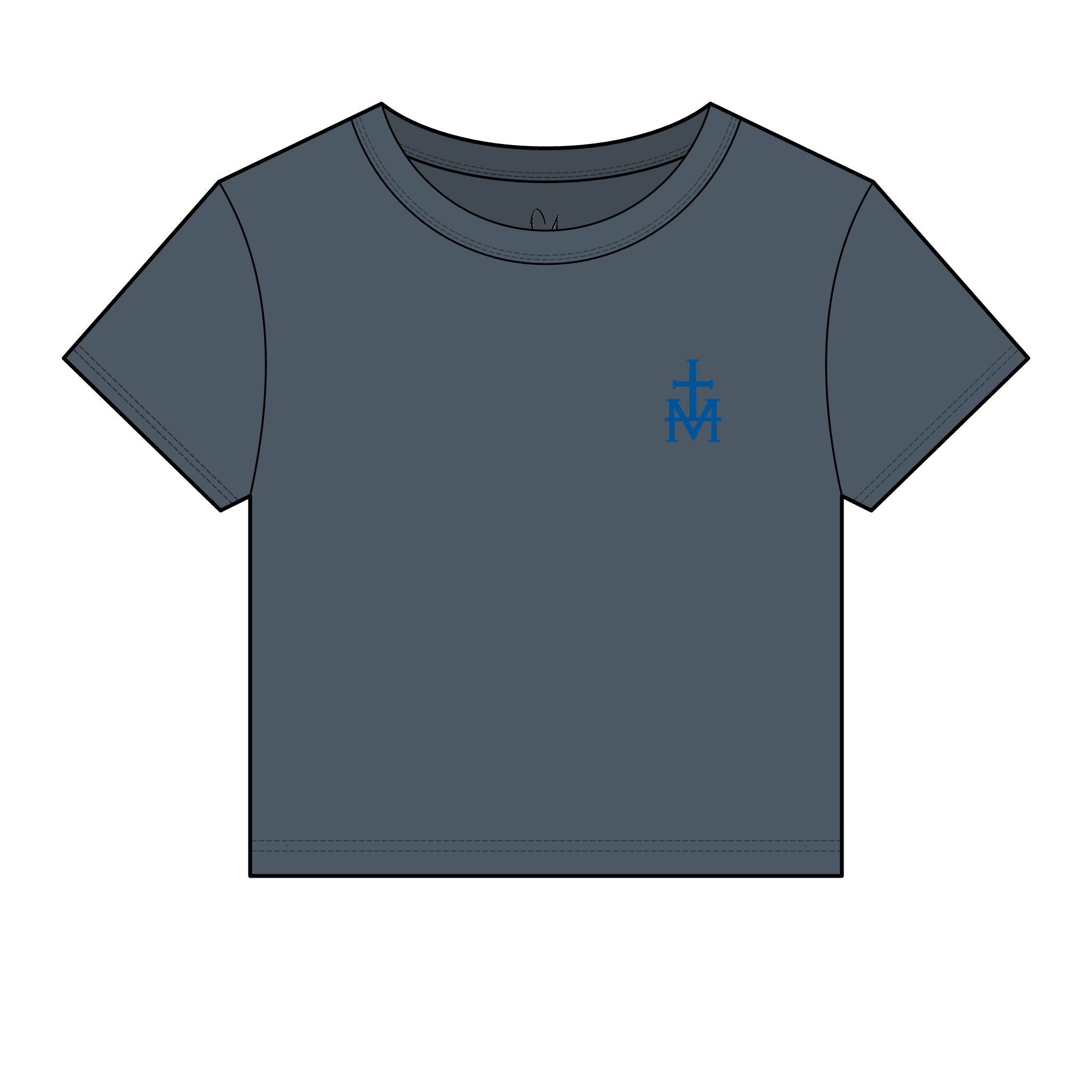 Mary Micro Rib Baby Tee