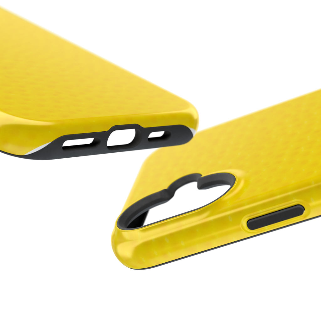 Yellow Magnetic Impact-Resistant Phone Case — Slim Protective iPhone Cover