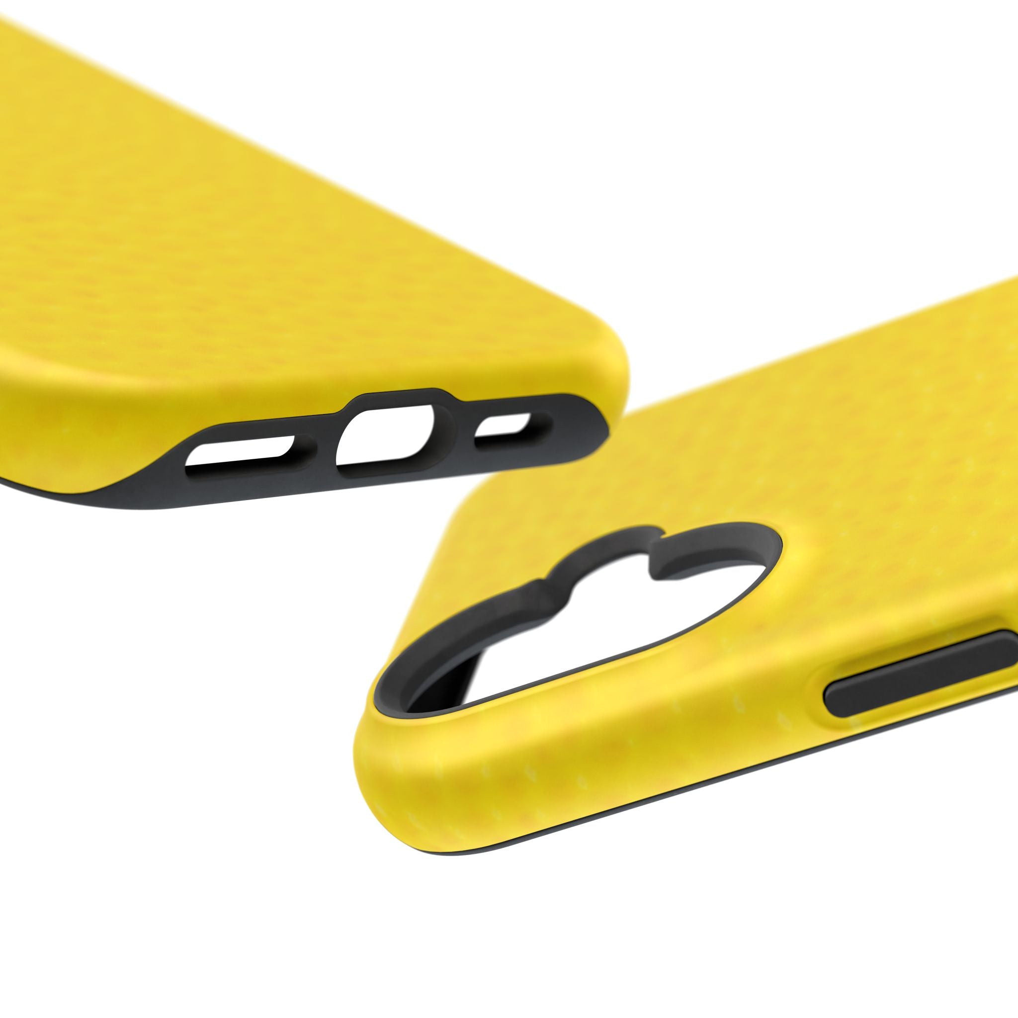 Yellow Magnetic Impact-Resistant Phone Case — Slim Protective iPhone Cover