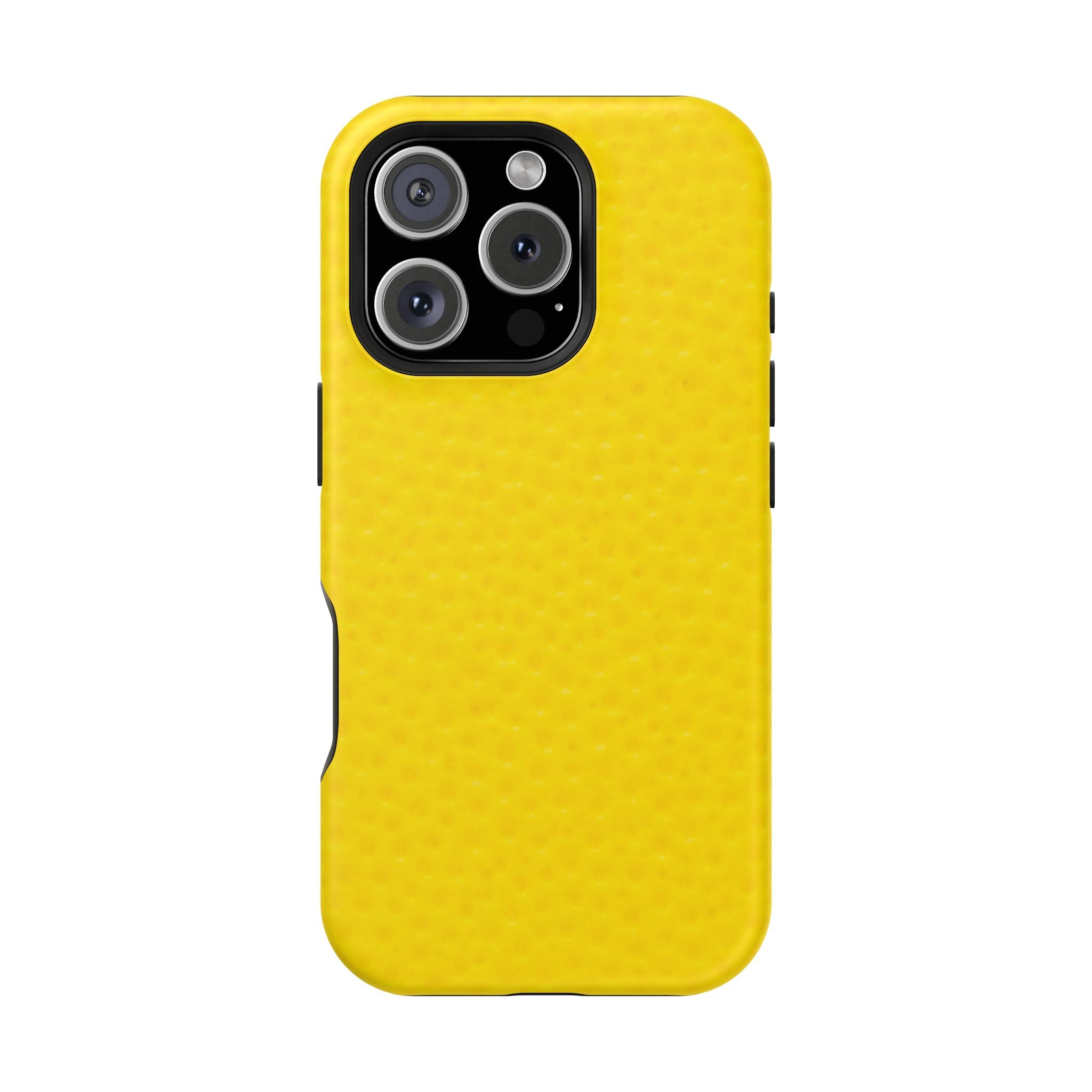 Yellow Magnetic Impact-Resistant Phone Case — Slim Protective iPhone Cover