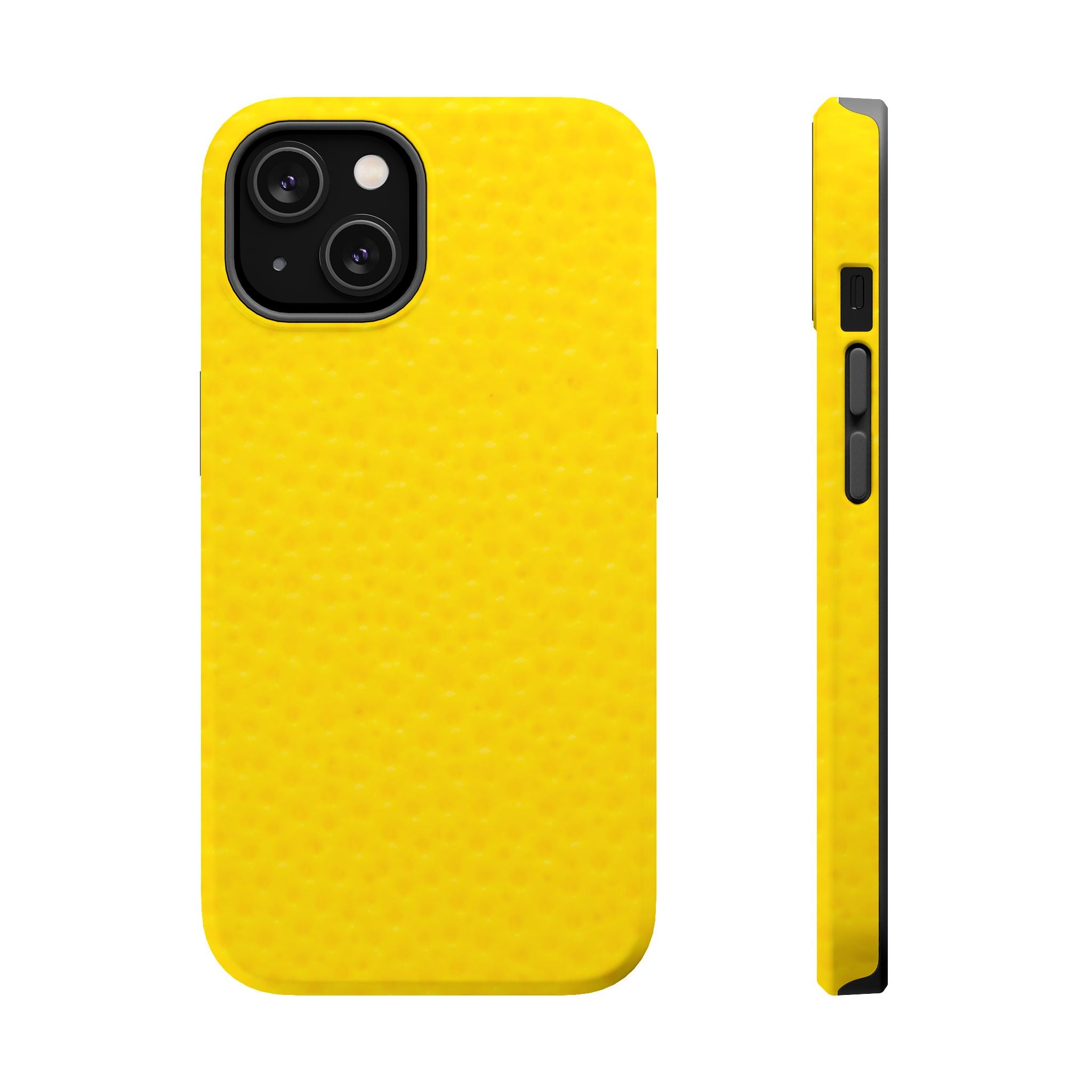 Yellow Magnetic Impact-Resistant Phone Case — Slim Protective iPhone Cover