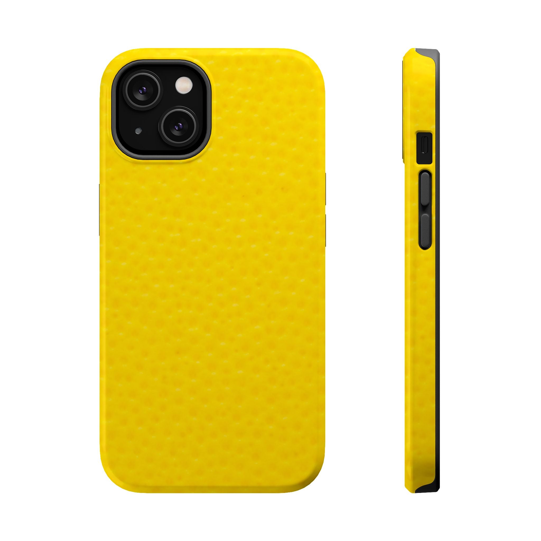 Yellow Magnetic Impact-Resistant Phone Case — Slim Protective iPhone Cover