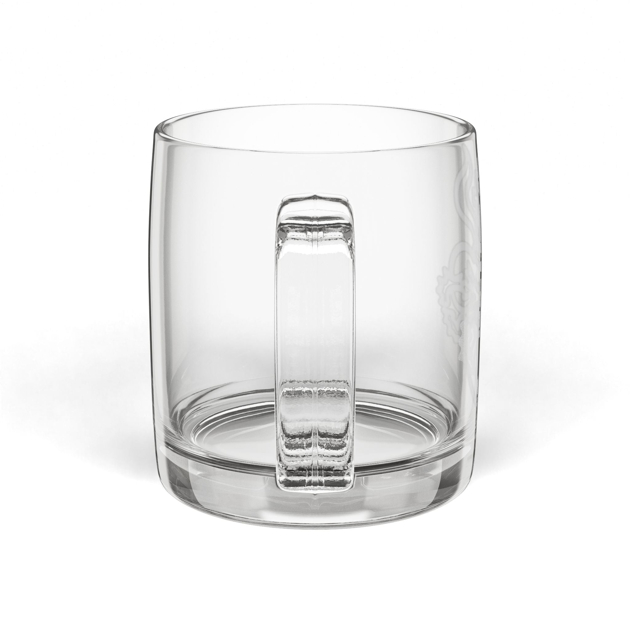Glass Coffee Mug, 12.25oz (Engraving)