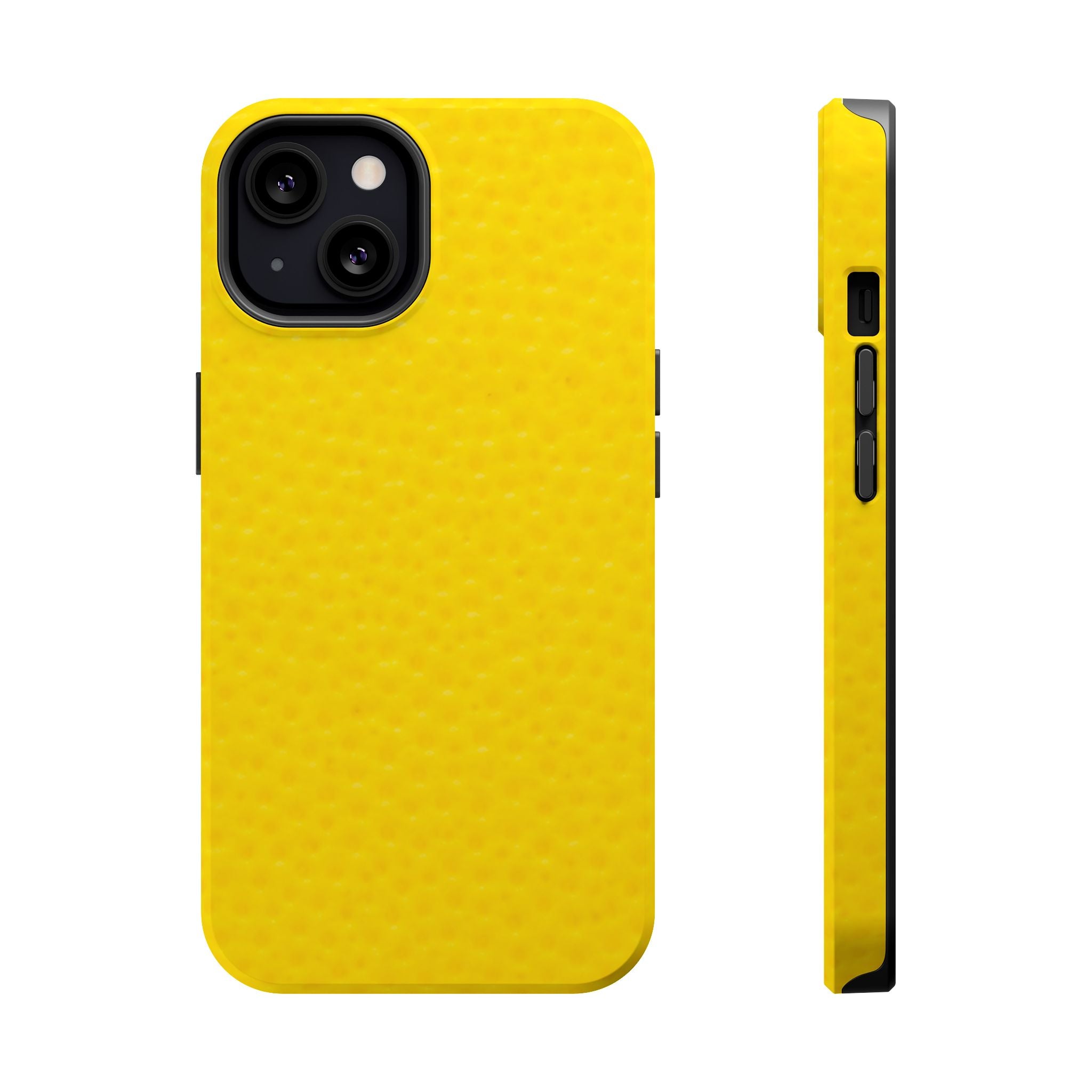 Yellow Magnetic Impact-Resistant Phone Case — Slim Protective iPhone Cover