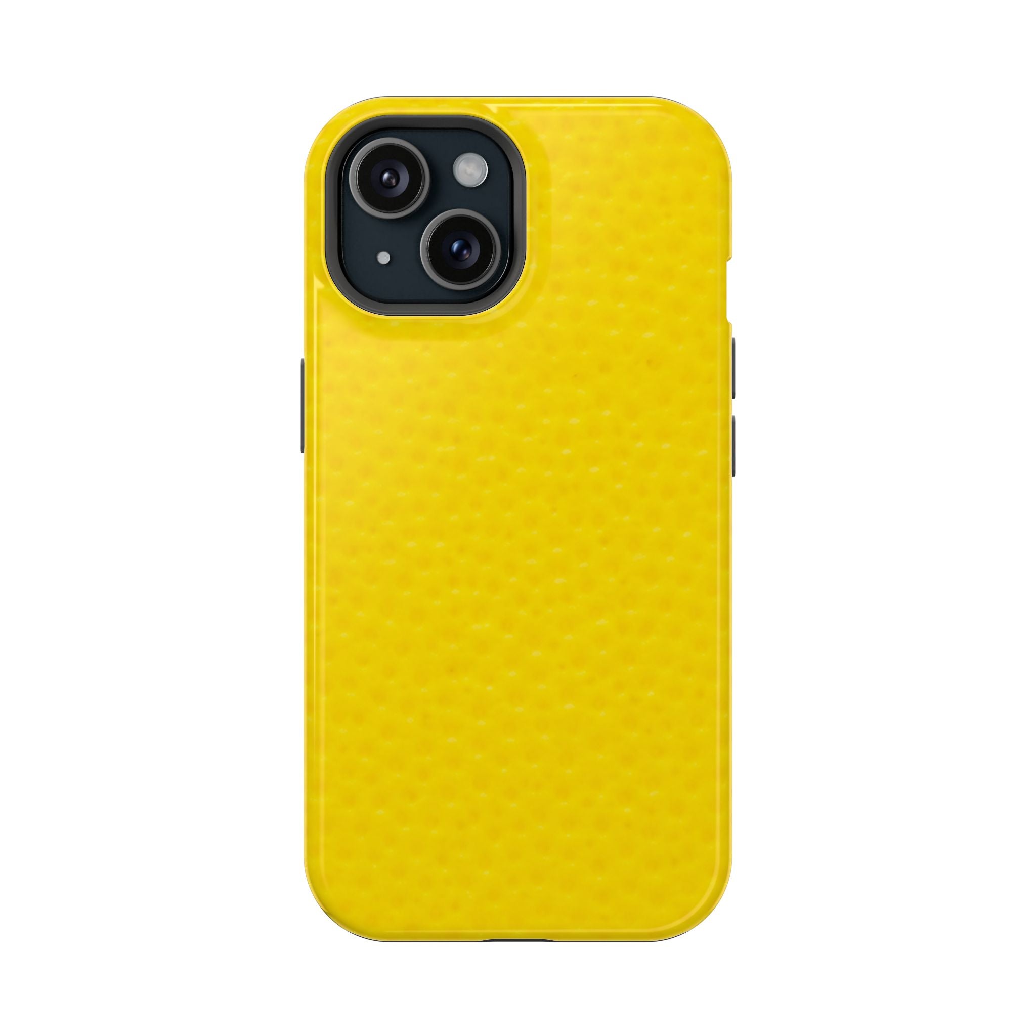Yellow Magnetic Impact-Resistant Phone Case — Slim Protective iPhone Cover