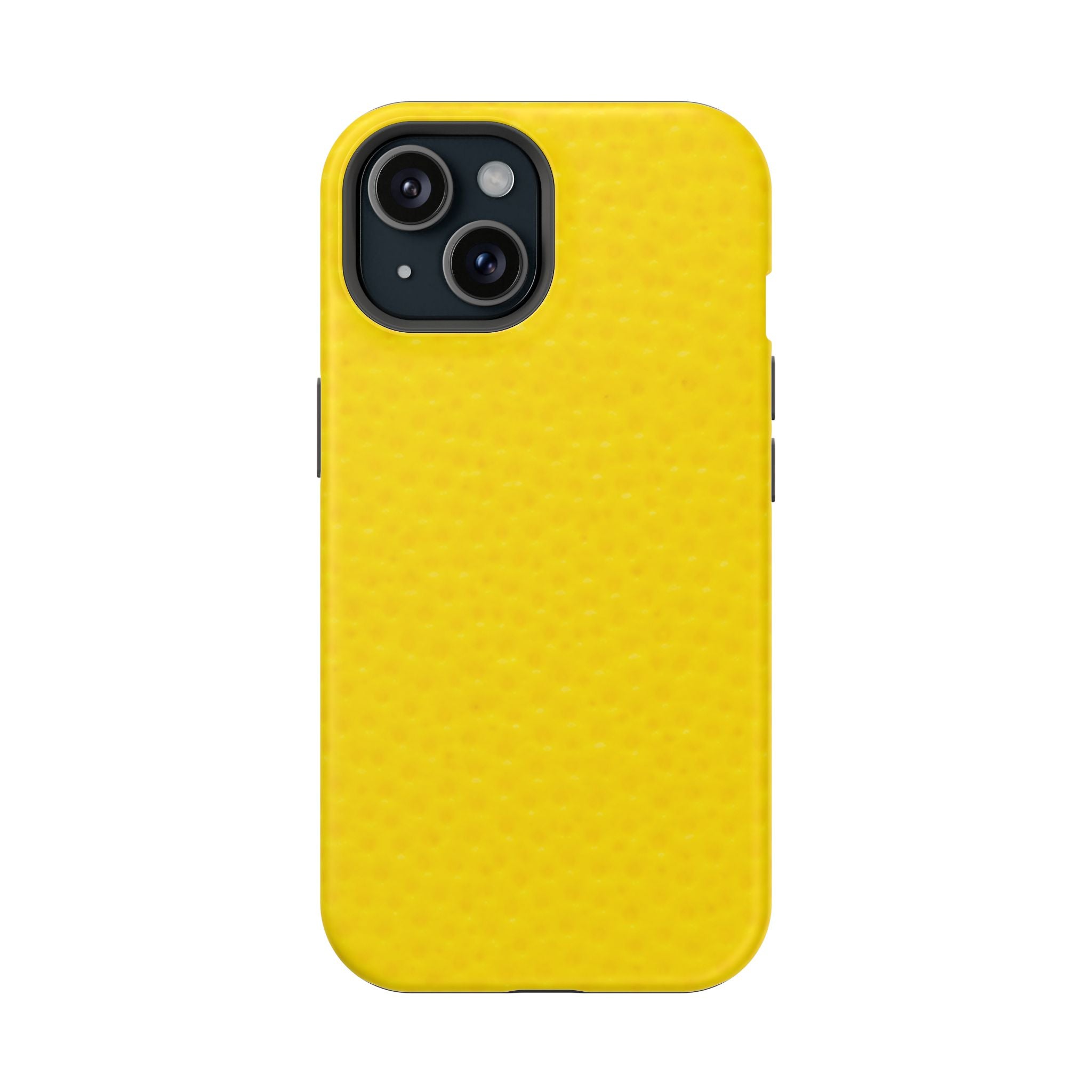 Yellow Magnetic Impact-Resistant Phone Case — Slim Protective iPhone Cover