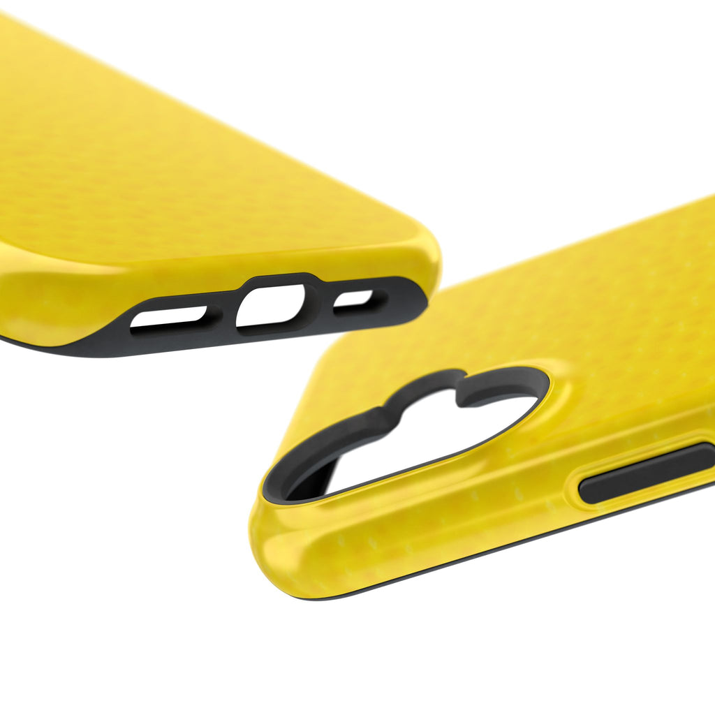 Yellow Magnetic Impact-Resistant Phone Case — Slim Protective iPhone Cover
