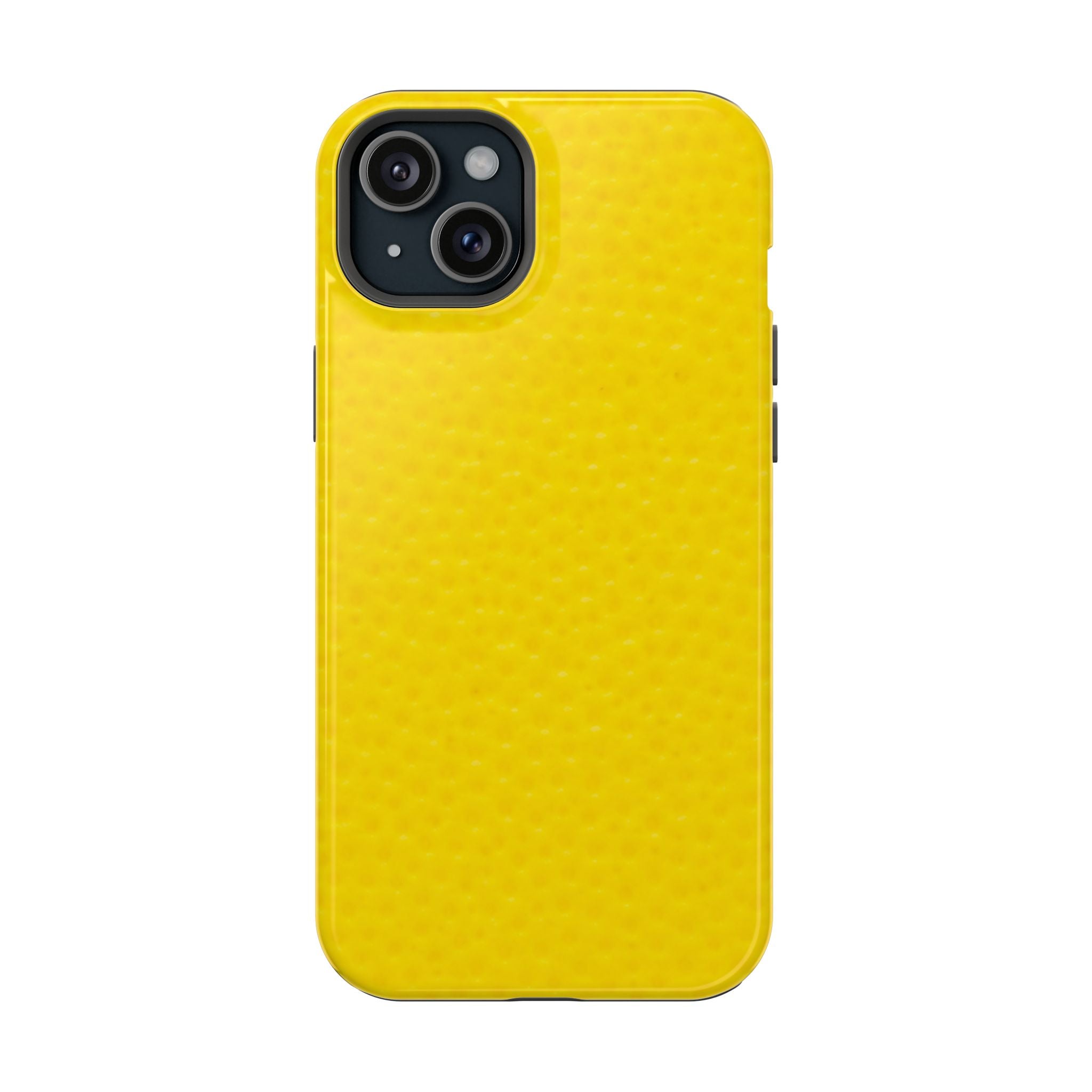 Yellow Magnetic Impact-Resistant Phone Case — Slim Protective iPhone Cover