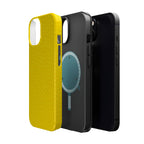 Yellow Magnetic Impact-Resistant Phone Case — Slim Protective iPhone Cover