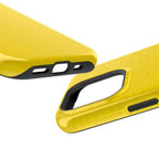 Yellow Magnetic Impact-Resistant Phone Case — Slim Protective iPhone Cover