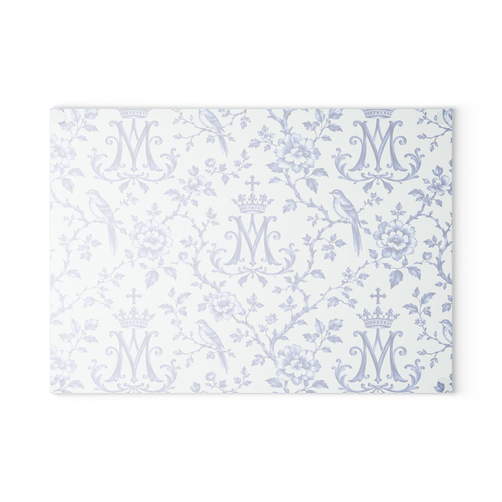 Marian Chinoiserie Glass Cutting Board