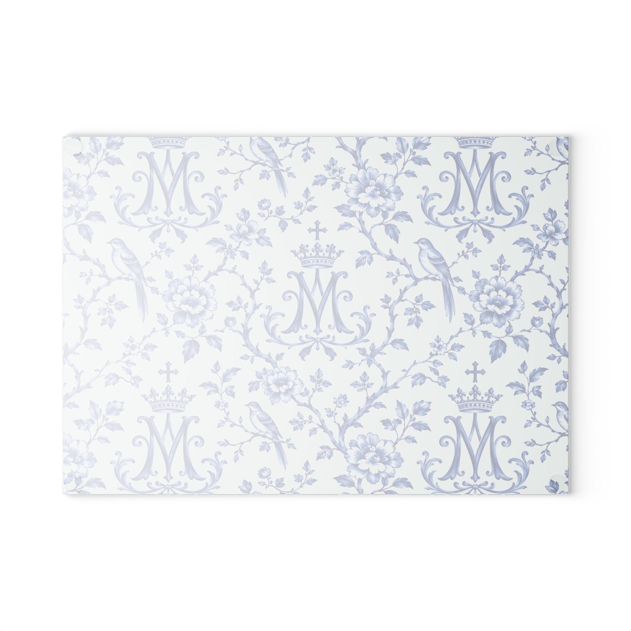 Marian Chinoiserie Glass Cutting Board