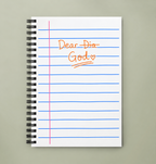 Dear God Journal — Spiral Dotted Notebook