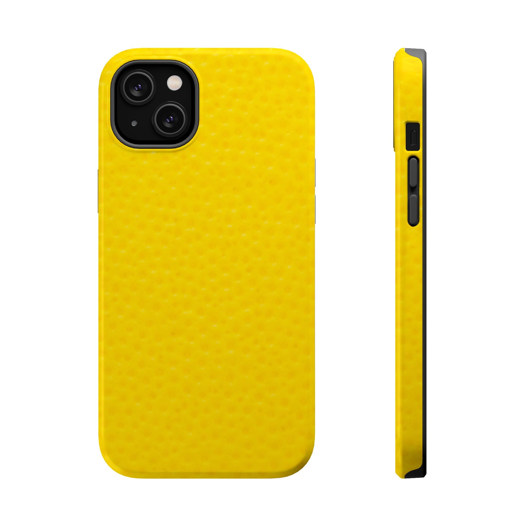 Yellow Magnetic Impact-Resistant Phone Case — Slim Protective iPhone Cover