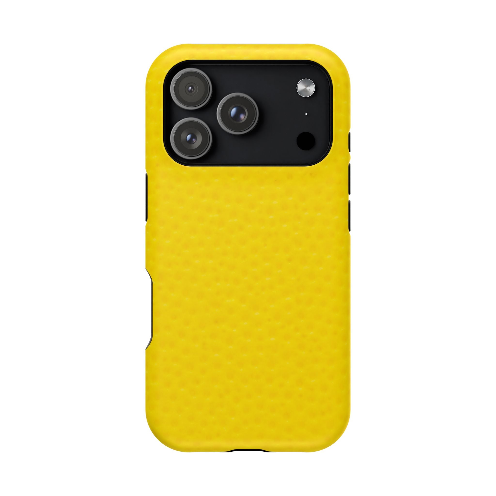Yellow Magnetic Impact-Resistant Phone Case — Slim Protective iPhone Cover