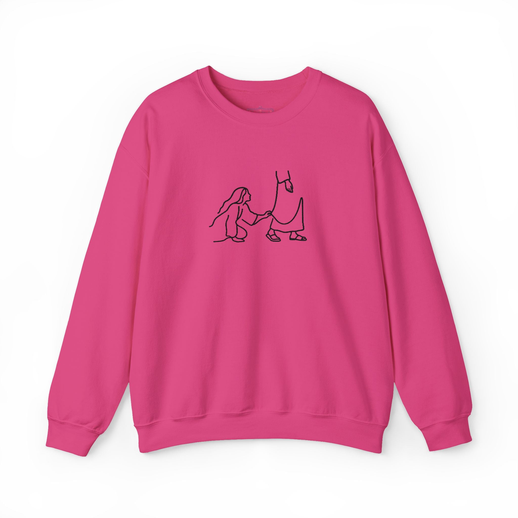 He is Hem- Embroidered