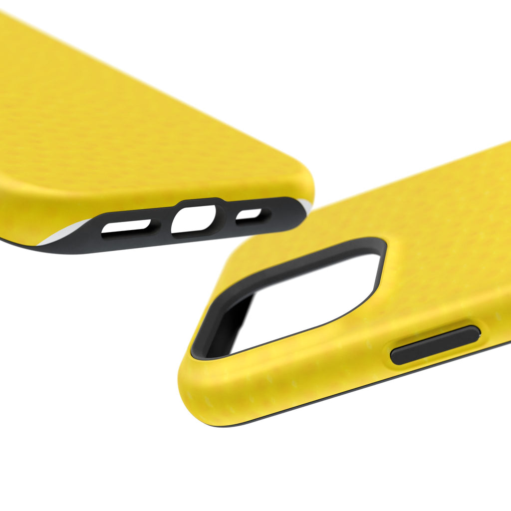Yellow Magnetic Impact-Resistant Phone Case — Slim Protective iPhone Cover