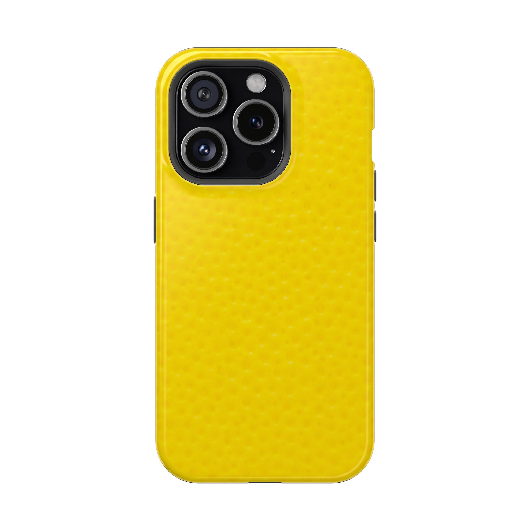 Yellow Magnetic Impact-Resistant Phone Case — Slim Protective iPhone Cover