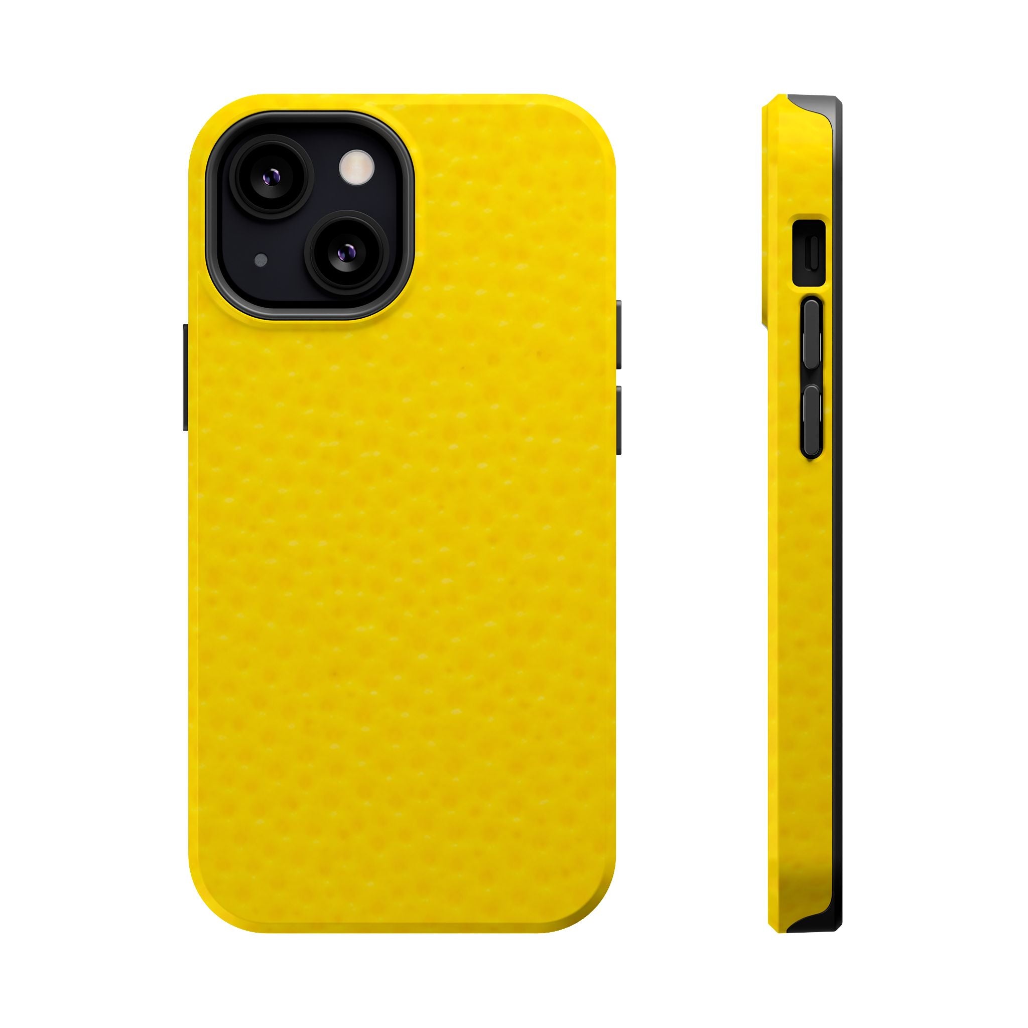 Yellow Magnetic Impact-Resistant Phone Case — Slim Protective iPhone Cover