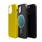 Yellow Magnetic Impact-Resistant Phone Case — Slim Protective iPhone Cover
