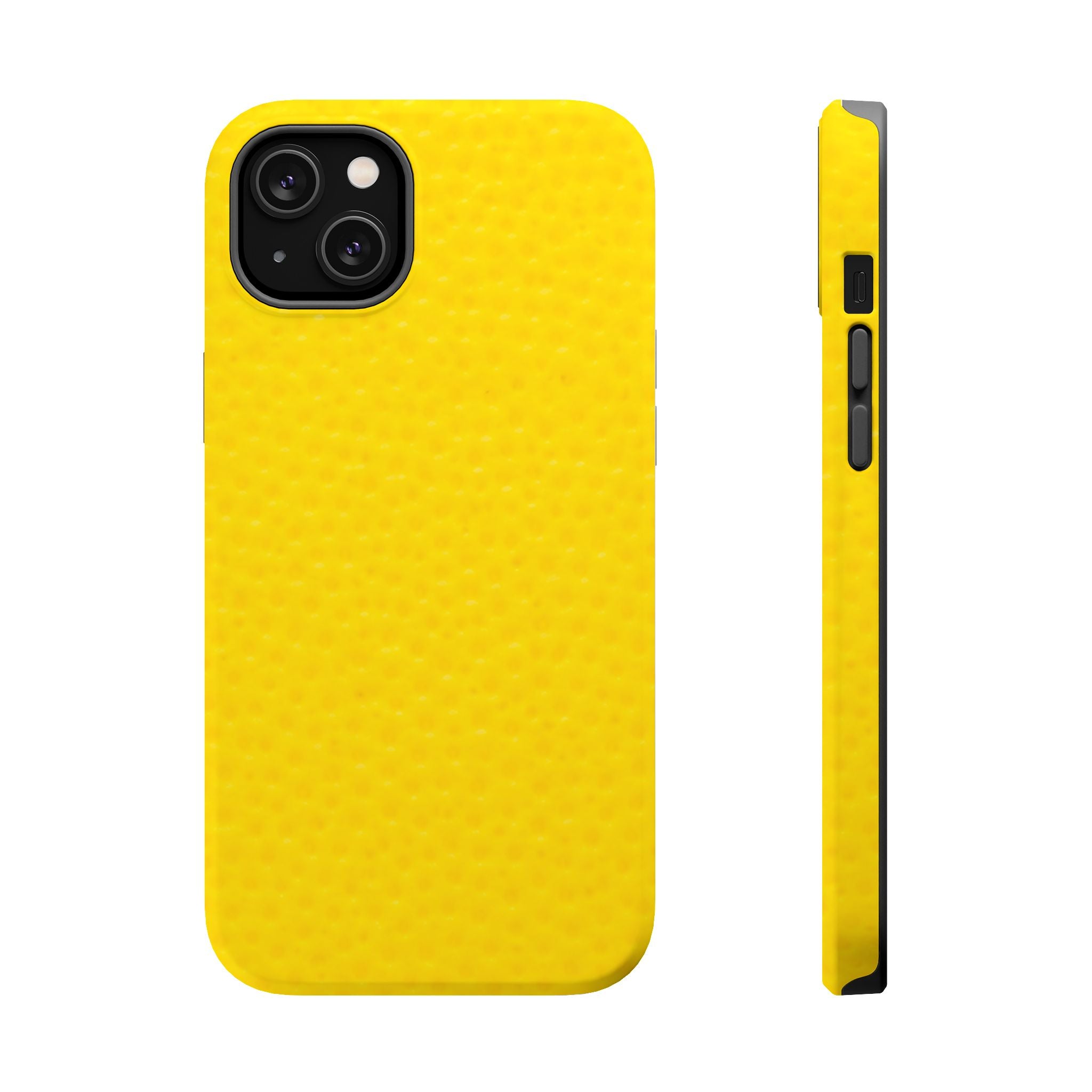 Yellow Magnetic Impact-Resistant Phone Case — Slim Protective iPhone Cover