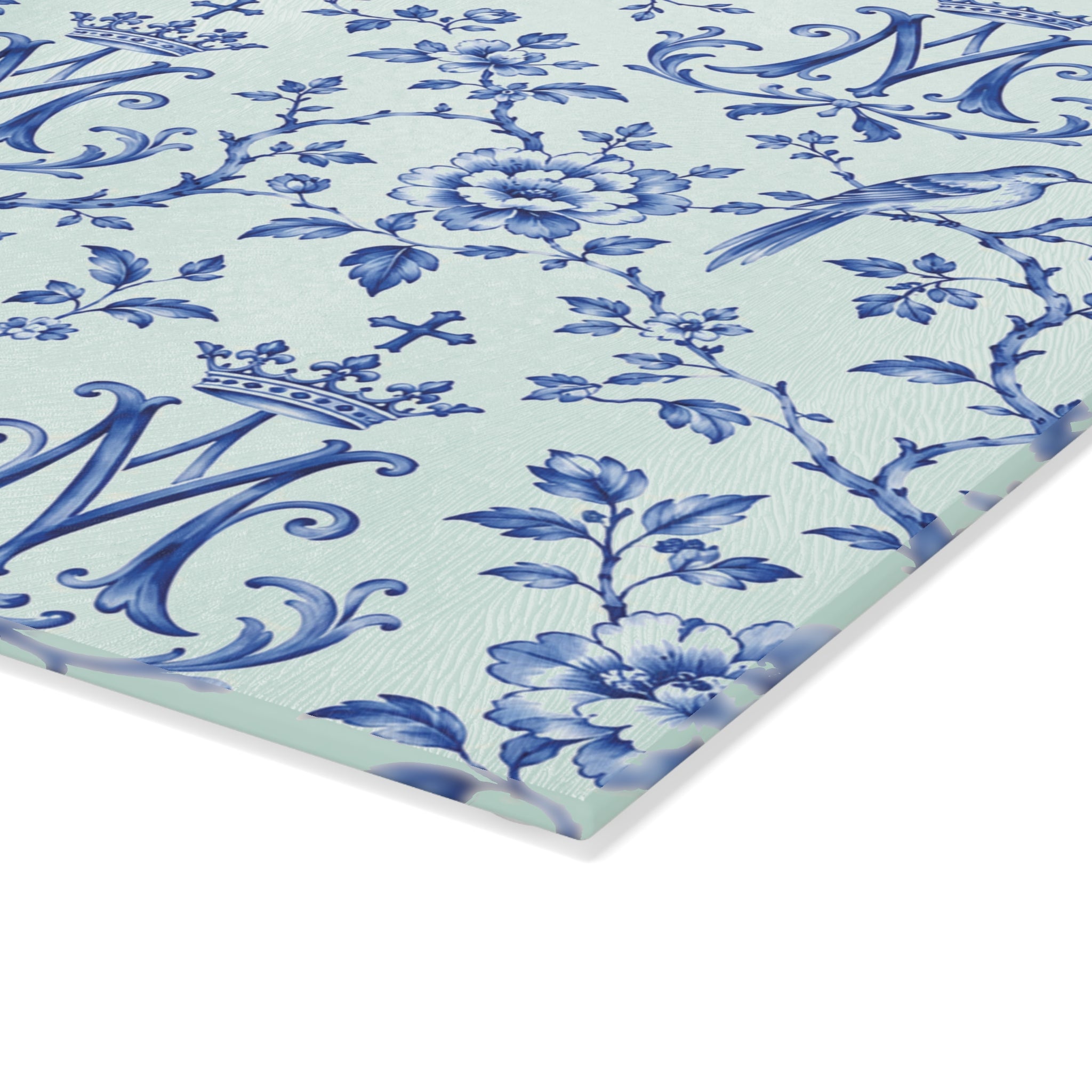 Marian Chinoiserie Glass Cutting Board