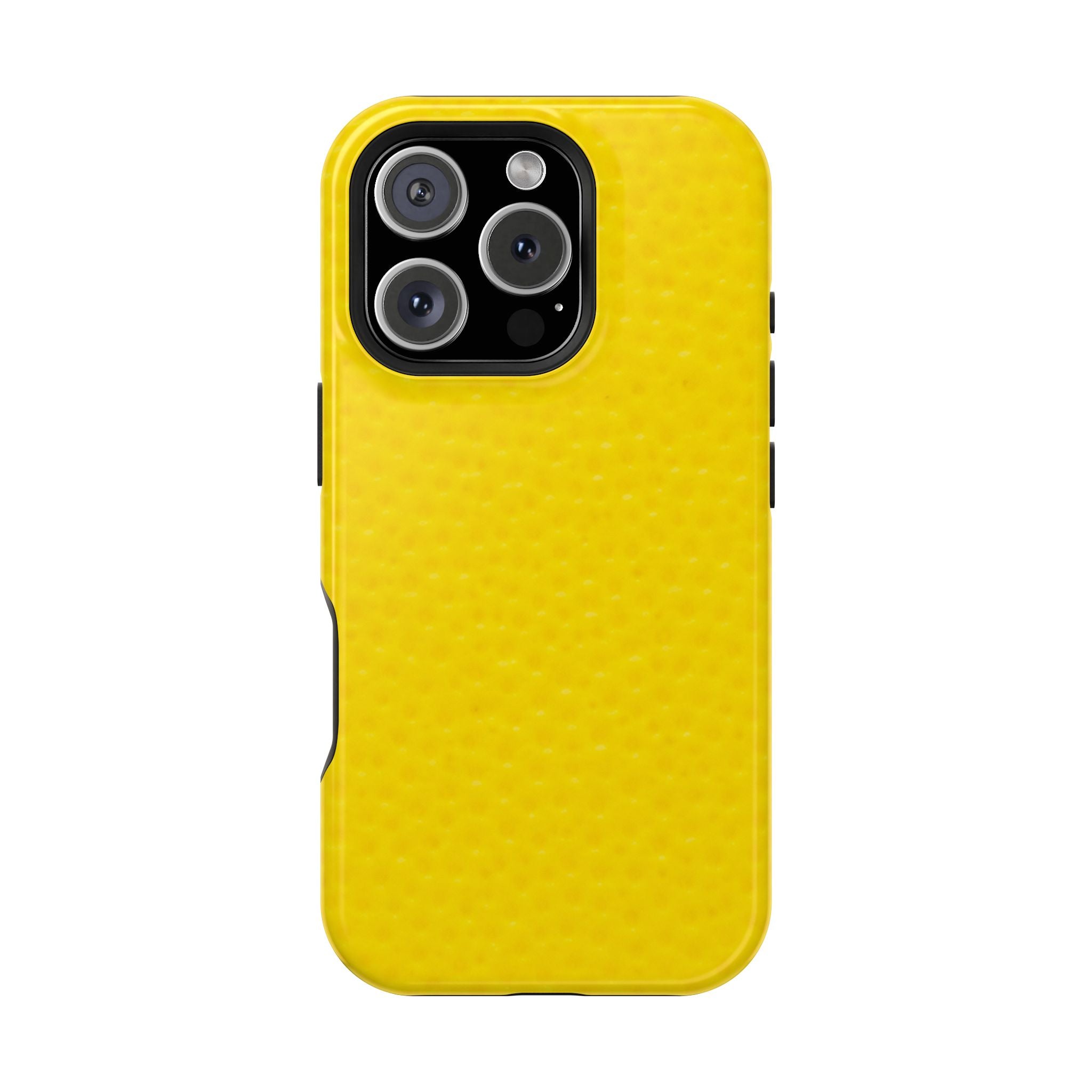Yellow Magnetic Impact-Resistant Phone Case — Slim Protective iPhone Cover
